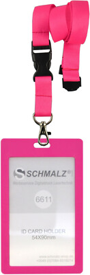 50 x Set Kartenhülle mit Lanyard Schlüsselband Ausweishülle Hoch Werksausweis