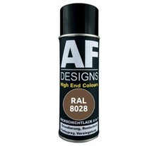 4in1 Rostschutz Lackspray F&Uuml;R RAL 8028 Terrabraun Farbe Grundierung Spraydose