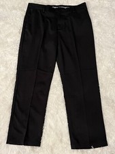 Amazon Essentials Men's Pants Classic Black Trousers Golf Style Size 35Wx30L