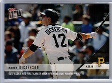 2018 Topps Now #132 Corey Dickerson Pittsburgh Pirates