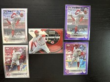 2022 topps chrome hunter greene 5 card lot