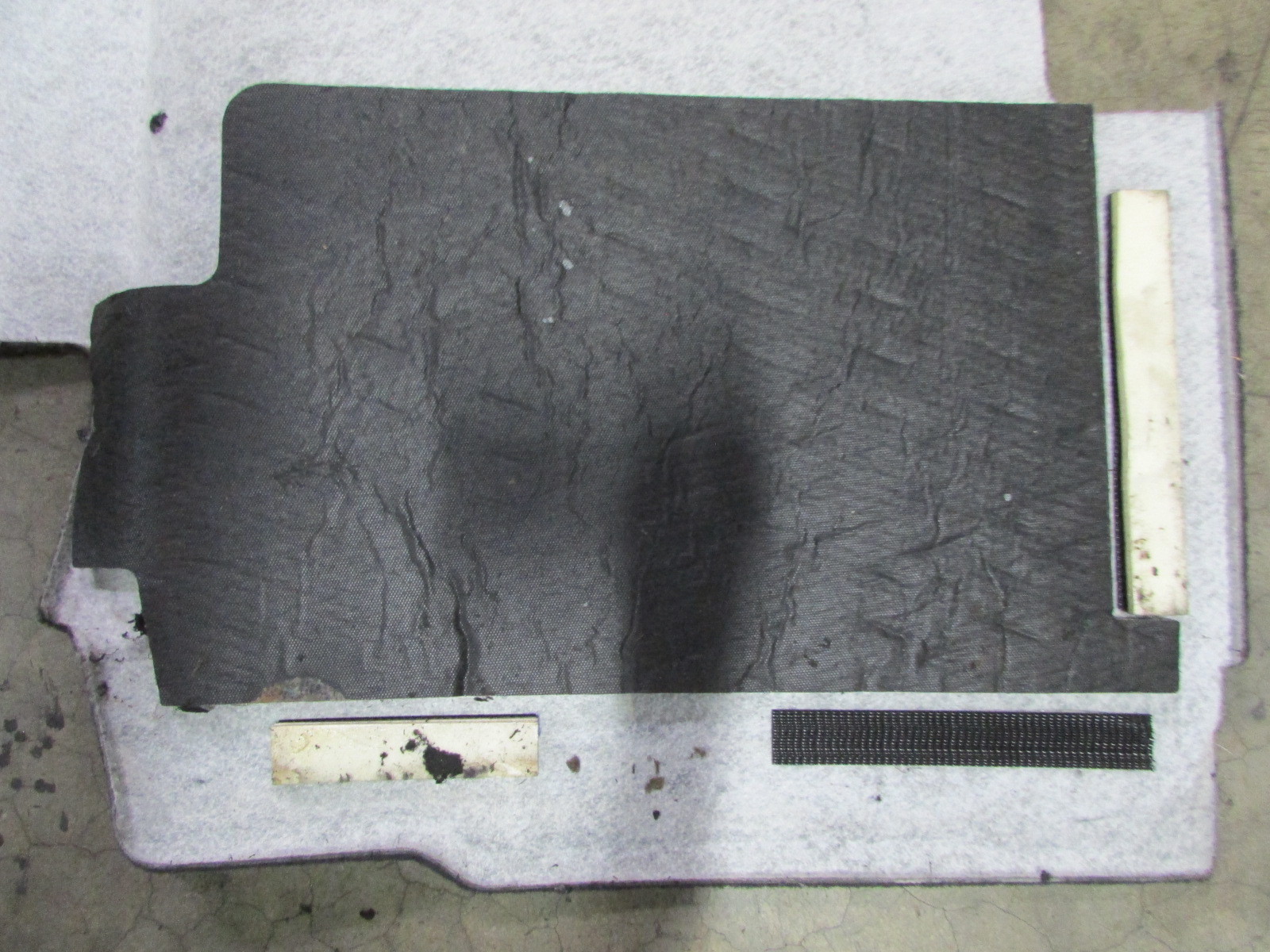 McLaren MP4-12C, Rear Wall Carpet Panel, Black, Used, P/N 11N2892SP