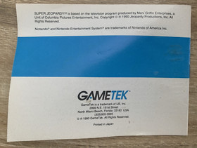 Lot of 4 Nintendo NES Manuals Instruction Booklets Black Bass Jeopardy Duck Hunt