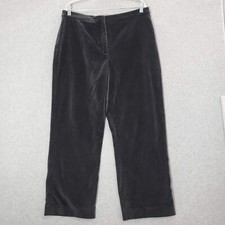 VINTAGE Lauren Ralph Lauren Women Pants 16 Black Dress Wide Leg Inseam 27"