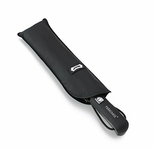 PARACHASE folding umbrella black automatic opening and