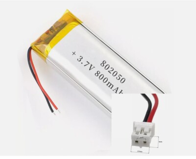Rechargeable 3.7V 800mAh 802050 Lipo Polymer Battery Power Bank Tablet PH2.0 Lot