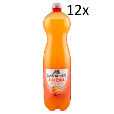 12x San benedetto Allegra OrangenLimonade orangen PET 1.5 Lt erfrischend