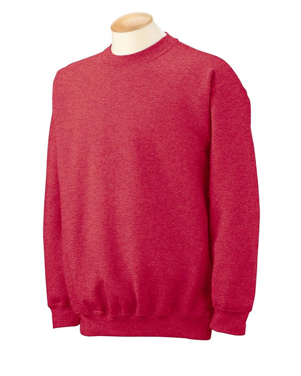 Gildan Adult Heavy Blend 8 oz. 50/50 Fleece Crew Neck Sweatshirt 