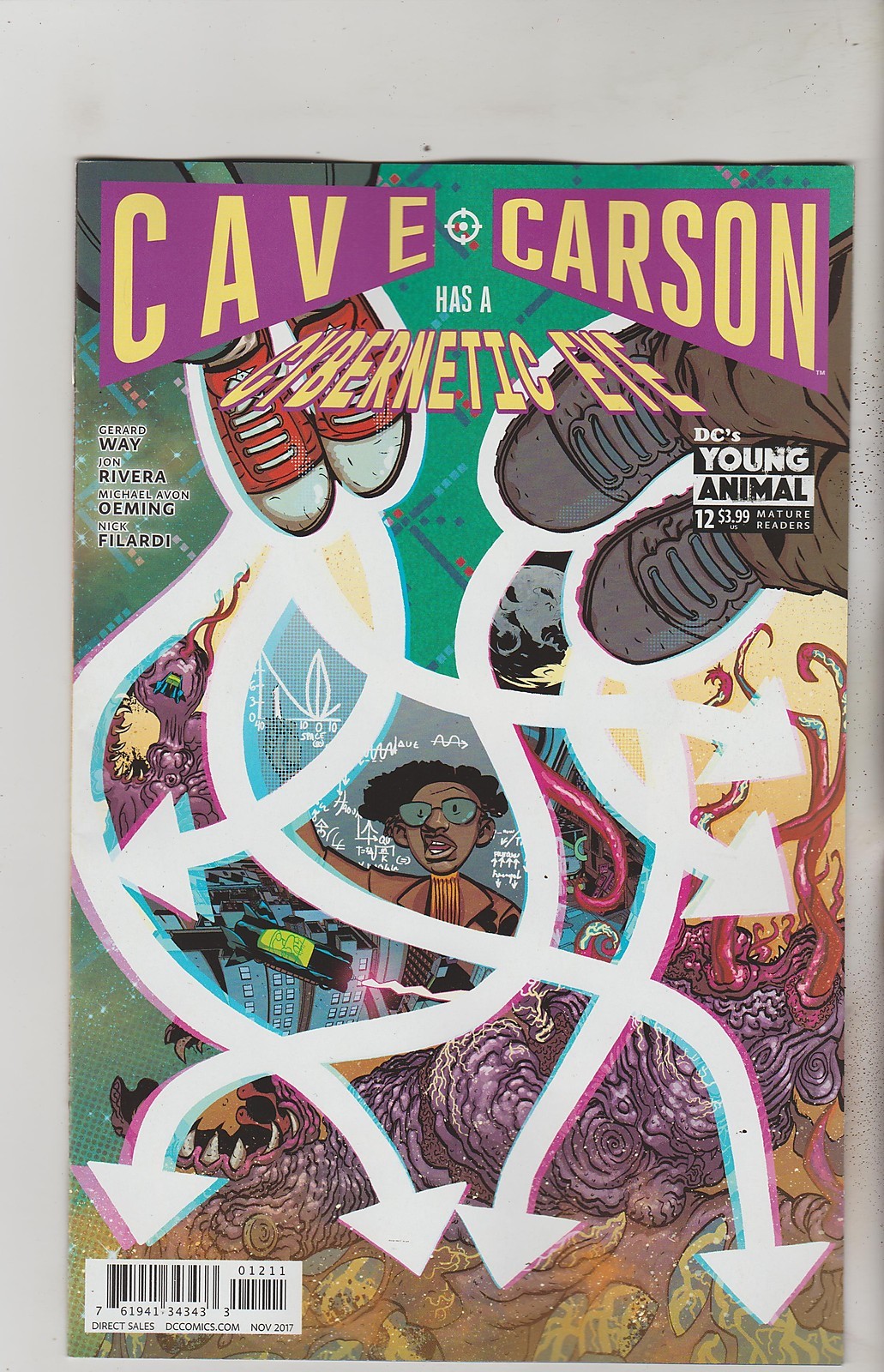 DC YOUNG ANIMAL COMICS CAVE CARSON HAS CYBERNETIC EYE #12 NOV 2017 1ST PRINT NM