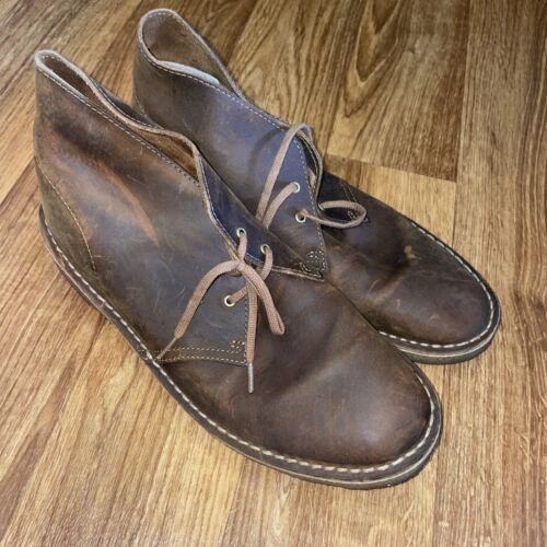 Sold at Auction: Clarks Wu-Wear Custom Royal Blue Wallabee Boots