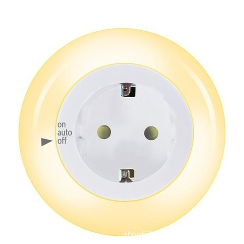 3 LED Nachtlicht Dimmbare Lichtsensor Steckdose Nachtlampe Warmweiß Kinderzimmer - Bild 5 von 22