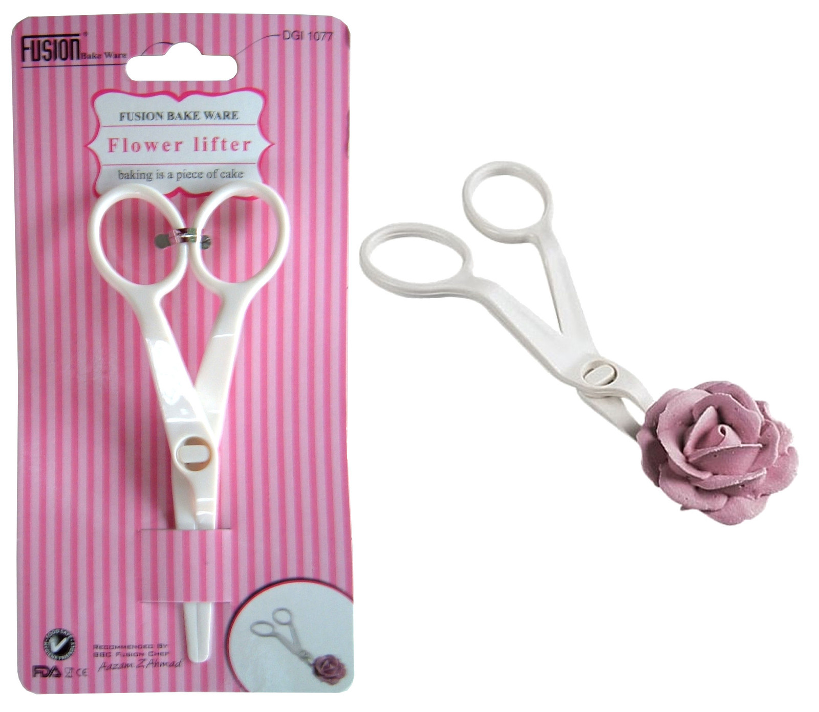 Sugarcraft Modelling Tools,Icing Flower Lifter,Scissor-style Support Sugar Craft