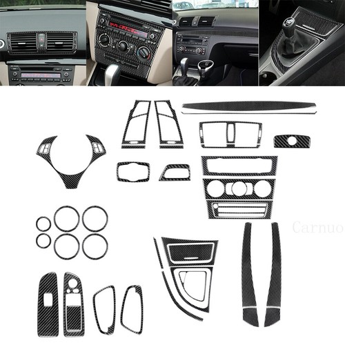 39pcs Carbon Fiber Full Kits Sticker Trim Set For BMW 1 Series E82 | eBay