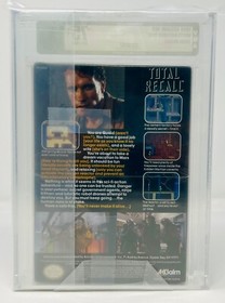 1990 RICHIAMO TOTALE NINTENDO NES SIGILLO BIANCO VGA GRADO 75+EX+/NM BLACKEGGER AFA