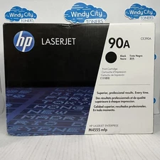 HP CE390A 90A Black Toner Cartridge LaserJet Enterprise 600,602,M4555 Sealed NEW