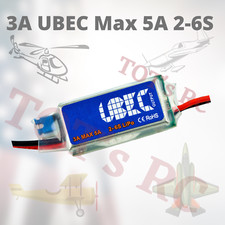 HobbyWing 3A UBEC 5A Max 5-9v w/ RF Noise Red...