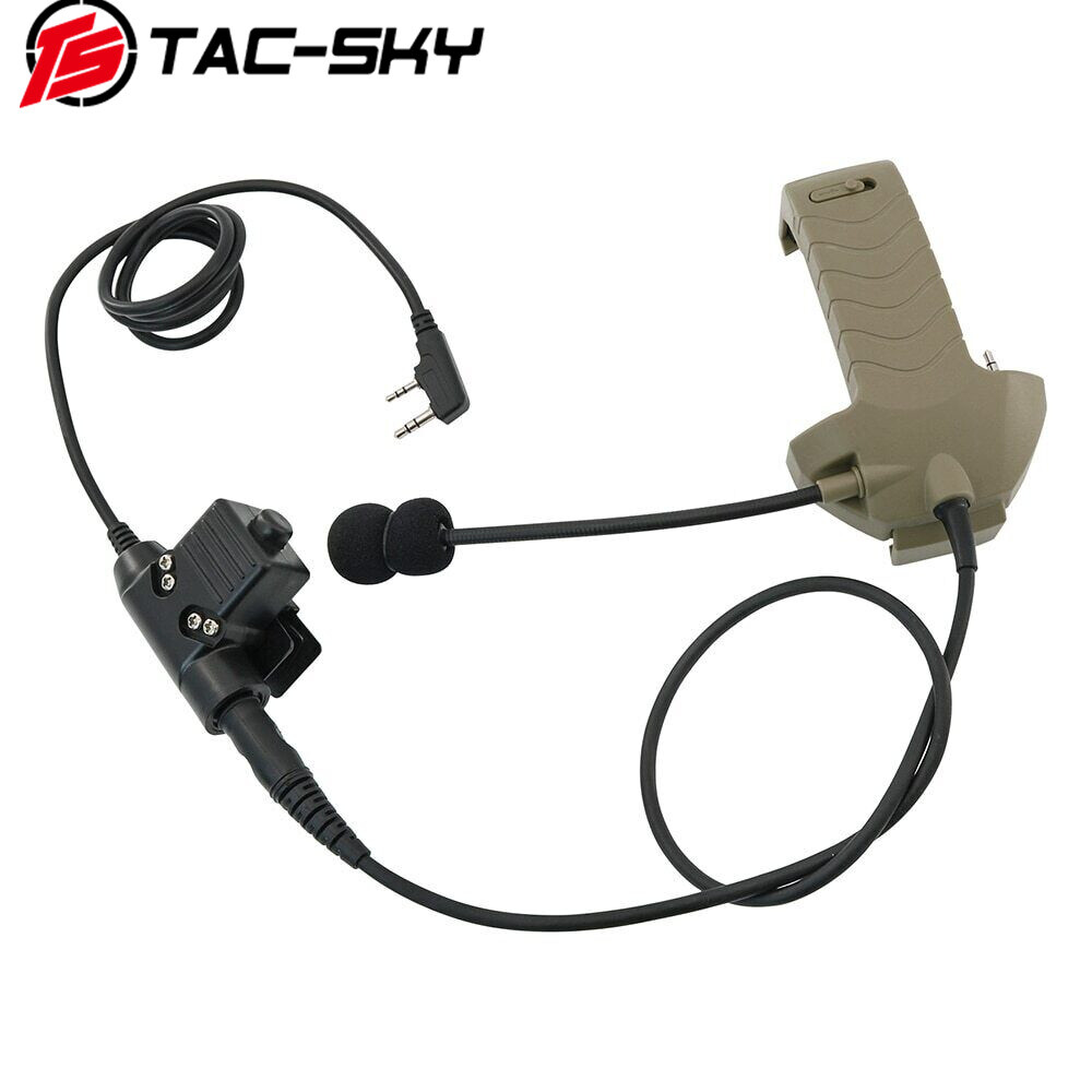TS Tactical Y-Lire & U94 PTT Compatible with Walker Electronic Earmuffs