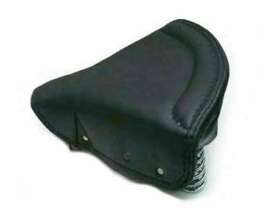 Fits Royal Enfield Lycett real Leather Black Front Solo Seat Ariel BSA