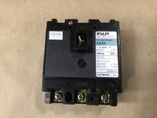 Fuji Electric EA33 41-8974 3 Pole 20A Circuit Breaker 20 AMP 10I54 AD