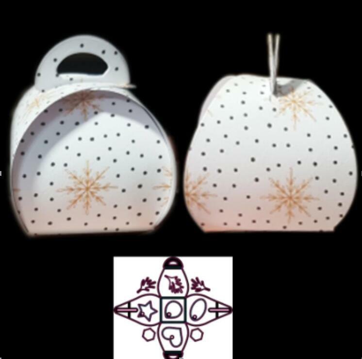 Box Metal Cutting Dies DIY Scrapbooking Paper Card Template Embossing Stencil