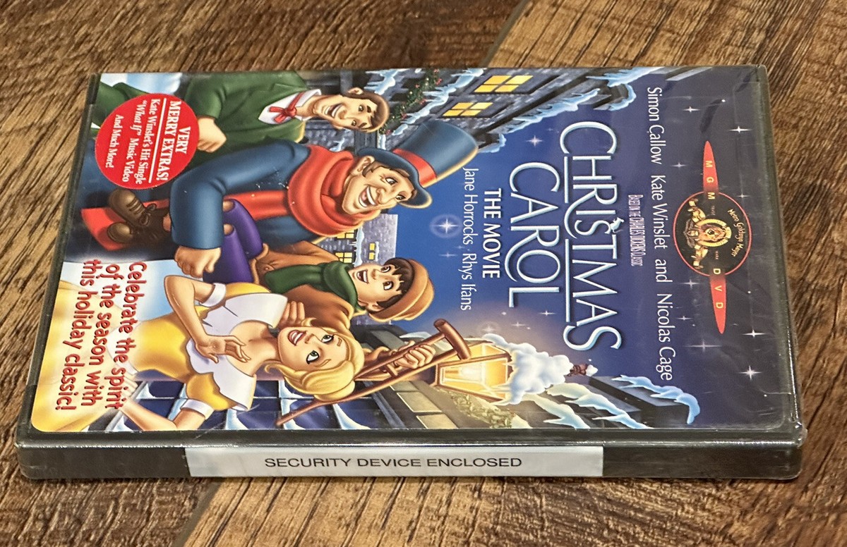 Christmas Carol The Movie Animated (DVD, 2001 MGM) Kate Winslet
