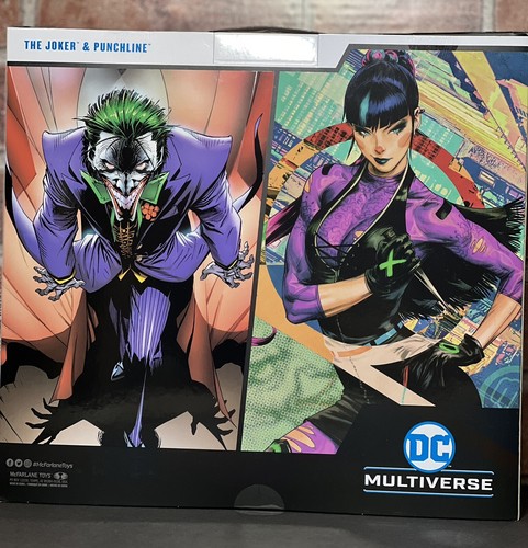 Figura de acción DC Multiverse The Joker and Punchline 7 pulgadas paquete de 2 Mcfarlane - Imagen 3 de 11