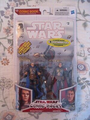 STAR WARS COMIC PACKS MONTROSS & JASTER MEREEL 653569491125 STAR WARS COMIC PACKS MONTROSS & JASTER MEREEL 653569491125