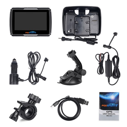 4,3" Zoll Motorrad Navigationsgerät Navi GPS Radtour LKW Auto Reise Wasserdicht - Bild 12 von 12