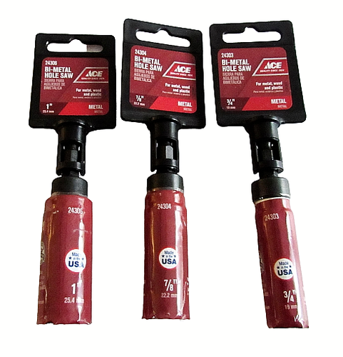 Ace Hardware Bi-Metal Hole Saw Set 
