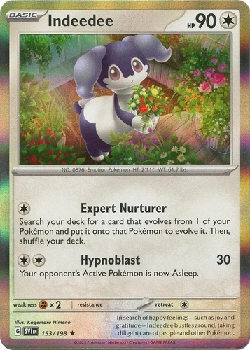Indeedee 153/198 SV01: Scarlet & Violet Base Set