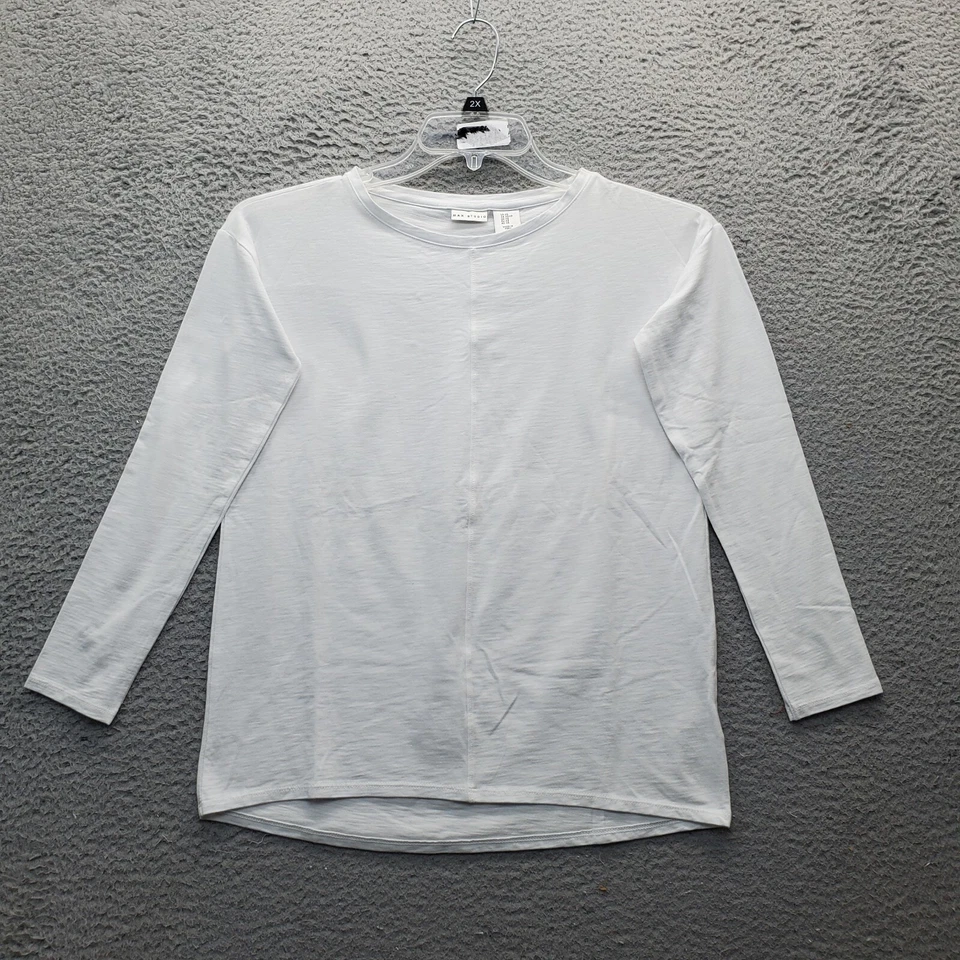 Lote de 3 Pulôveres Max Studio Top Feminino XS Multi Casual Manga Longa Gola Redonda - Imagem 2 de 4