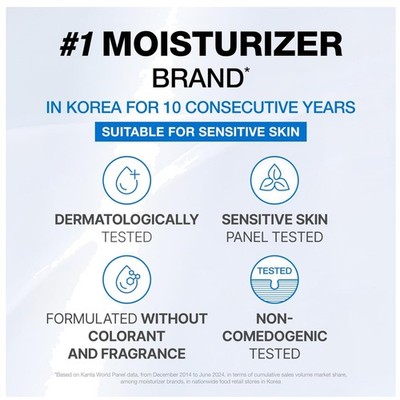 Sensitive Skin Face Cream with 72H Hydration - Lightweight