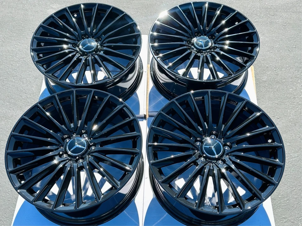 (4) NEW 18" Staggered Rims Wheels Fits: 2009-2016 Mercedes Benz E550 Coupe AMG - Image 2 of 2