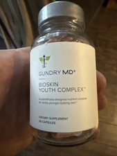 Dr. Gundry md BIOSKIN YOUTH COMPLEX 60 Supplements capsuls 30 day supply