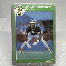 1985 Fleer - Rickey Henderson #425