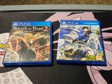 Attack on Titan 2 + Sword Art Online Lost Song- Sony PlayStation 4 PS4 Lot of 2