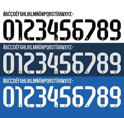 Name&Number Set For Real Madrid Season 2025/2026 Home Football