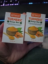 2 Pack Natrulo Turmeric Soap Bar 4 Oz Ea