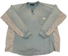 Bocomal FR Flame Resistant Henley Shirt Men XL CAT2 8cal Workwear Fair Condition