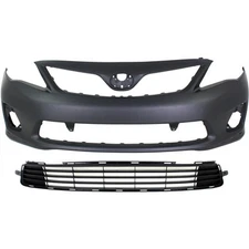 Front Bumper Cover Kit For 2011-2013 Toyota Corolla USA Built Vehicle