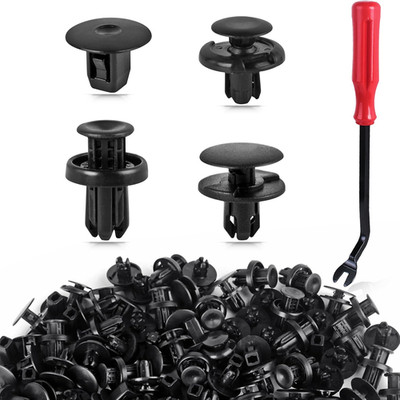 Assortment Push Retainer Clips Kit with 4 Size Compatible Honda Acura Accord Civ