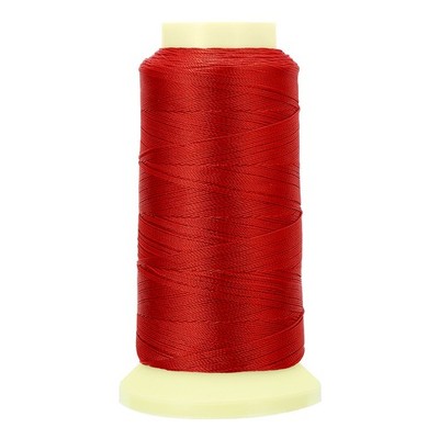 Für Bonded Thread 0,4 mm 550 m Polyester Nähgarn für Quasten, Rot