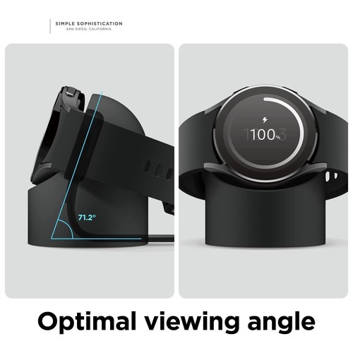 Pour Samsung Galaxy Watch 6 5 4 3 Dock de Charge Câble de Charge + Support Silicone - Photo 14 sur 18