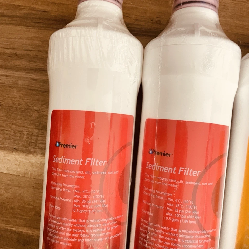 Premier 2 красный осадочный фильтр для воды 2 желтый предварительно угольный фильтр - Изображение 3 из 4