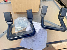 Pair Of Universal Truck Side Steps Trucksuvpickup Black Aluminum W Hardware