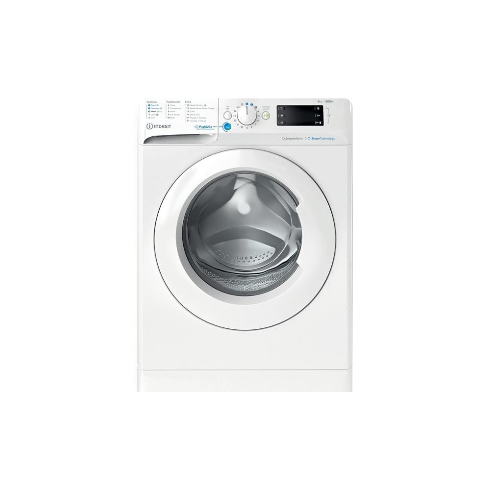 Lave-linge frontal Indesit 8 kg parfait pour laver les couettes et le linge de famille