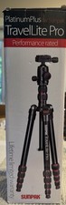 Sunpak TravelLite Pro 63" Tripod Reverse Folding 620-601BB Open Box DSLR Camera