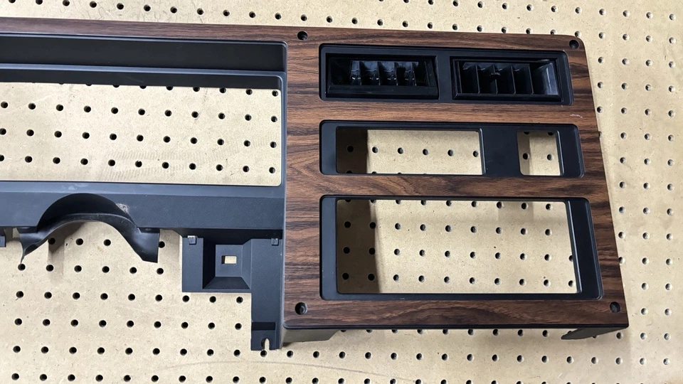 1987-1996 Dodge Dakota Cluster Dash Bezel Trim Panel Cup Holder Wood OEM 6635 - Image 4 of 4