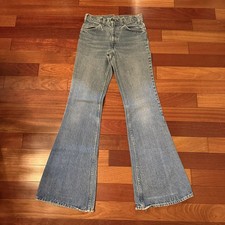 70s Vintage Levi s Orange Tab 684 Big Bell 28x34 Tall Denim Jeans