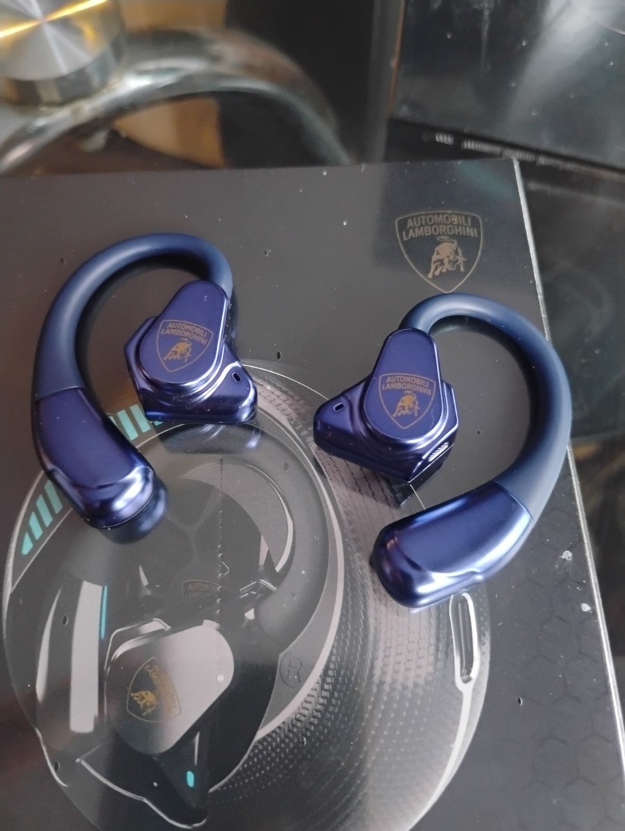 Lamborghini Official Wireless Earbuds | Sport Ear Hook| Vintage